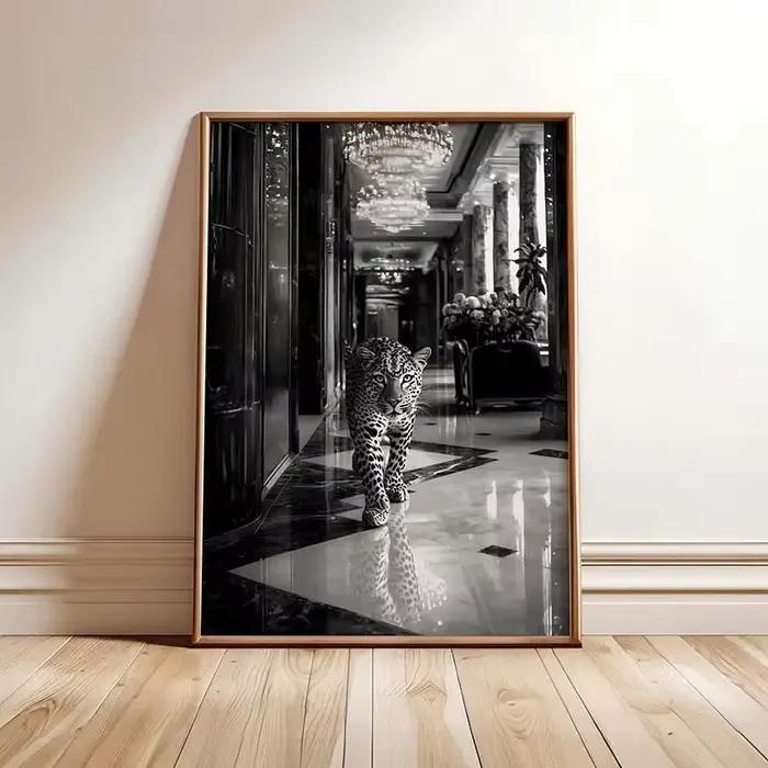 Toile de peinture de Magazine de mode noir et blanc