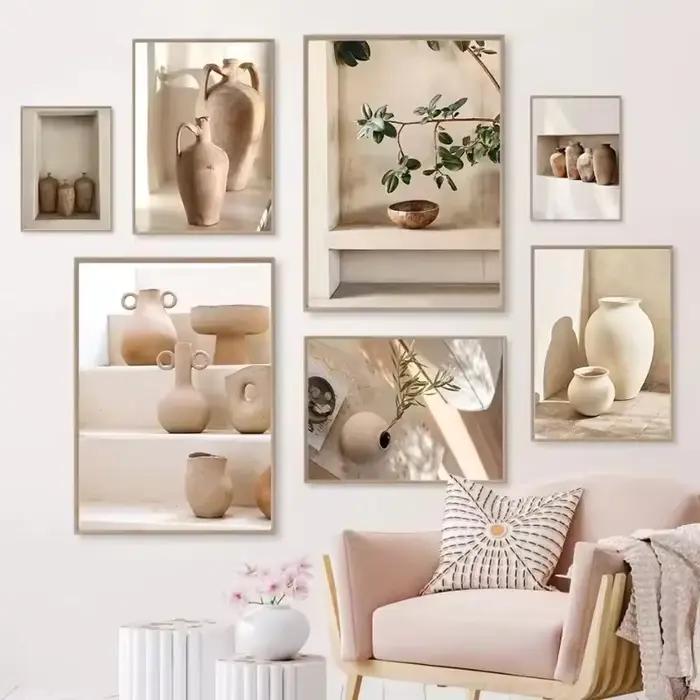 Tableau sur toile nature morte avec vase classique