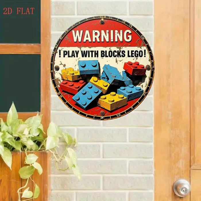 Panneau mural rond en aluminium 2D plat