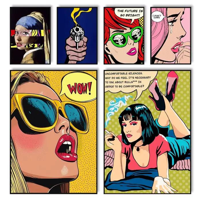 Affiche d'art R-Roy L-Lichtenstein