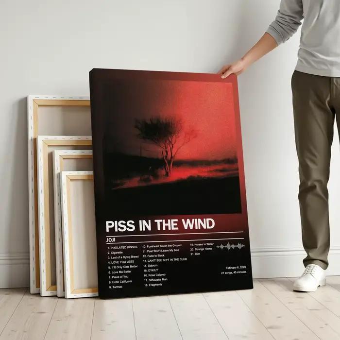 Peinture calligraphique Joji Piss In The Wind