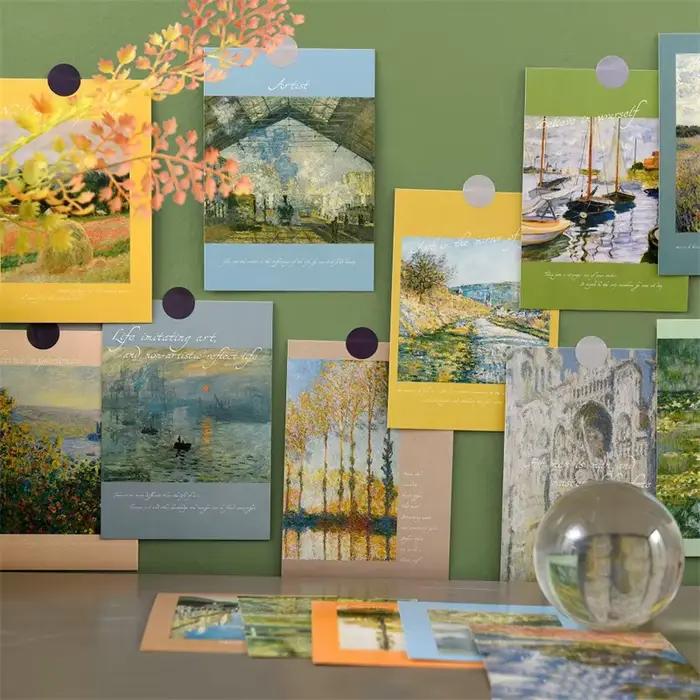 Cartes postales d'artistes célèbres