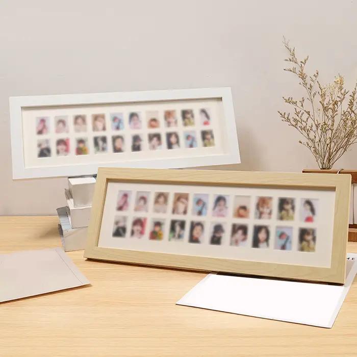 Cadre photo avec verre transparent