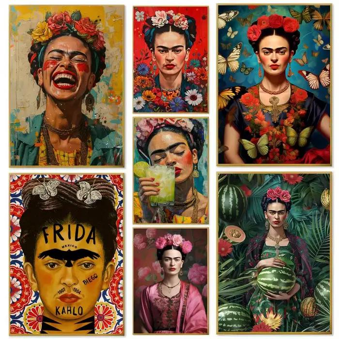 Affiche d'art f-frida k-khlo