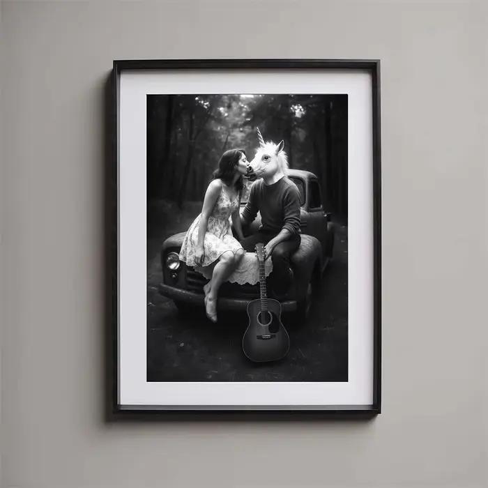 Burlesque Art rétro Glamour Pinup Girl Vintage esthétique inspiré Cabaret Style décoration de luxe photo noir et blanc