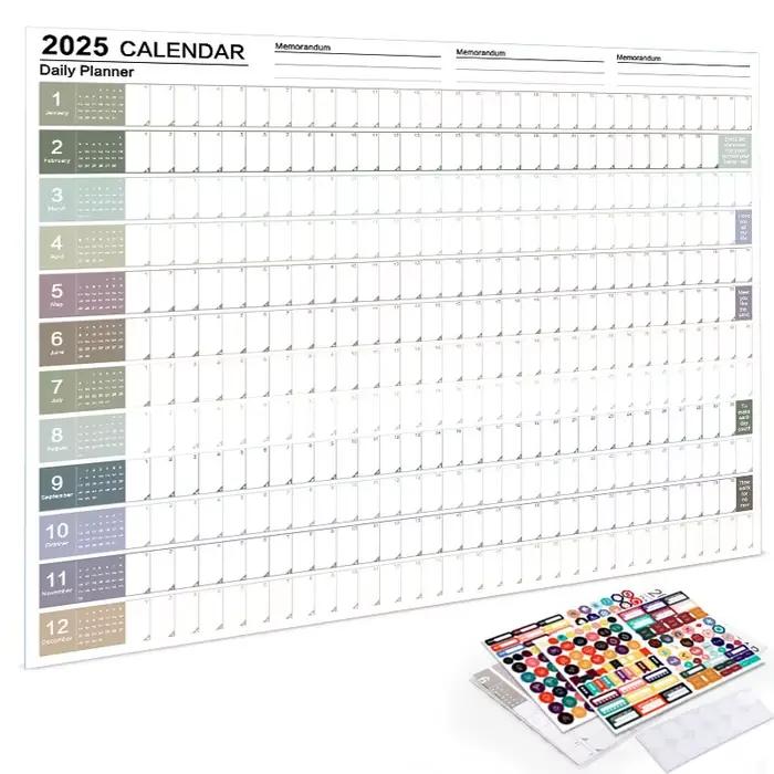 Calendrier mural 2026 2025