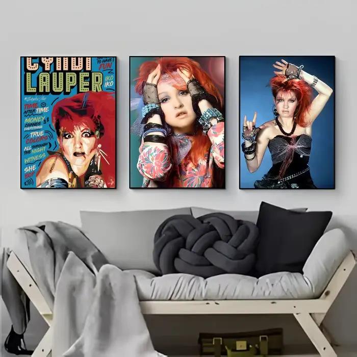 Affiche Singer Retro C-Cyndi Lauper
