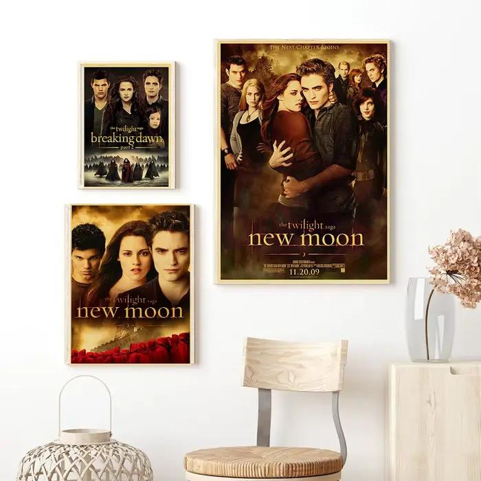 Film TV Film crépuscule Vintage affiches mur chambre peinture nostalgie décor esthétique dessin animé Art cadeau impression Art peintures murales