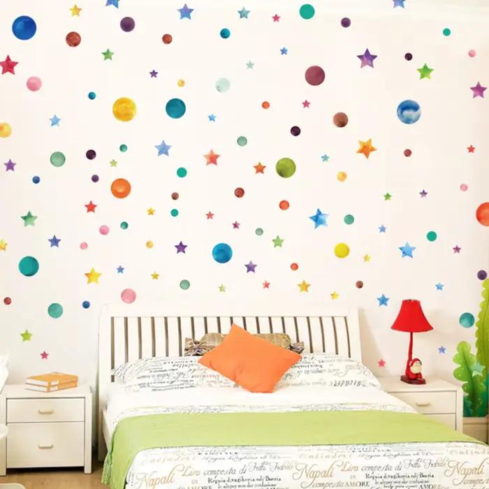 Autocollant mural étoiles pour chambre de bébé