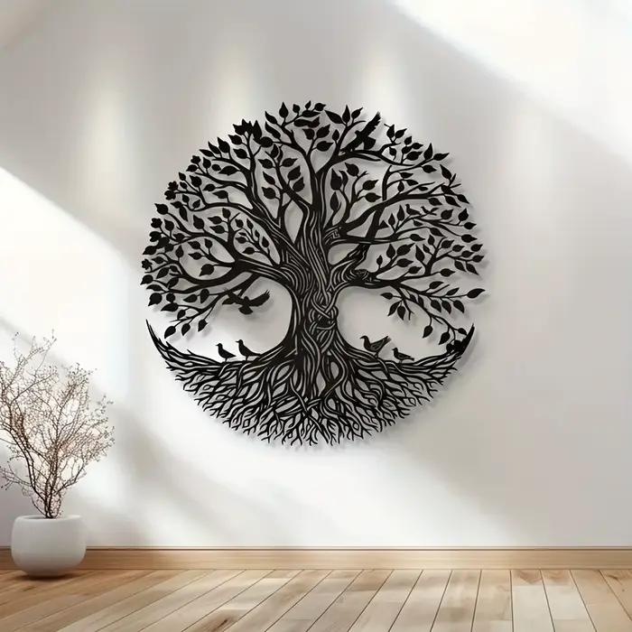 1 morceau de décoration murale arbre de vie