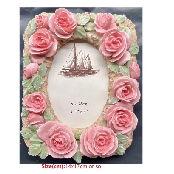 Cadre photo rose pour décoration de la maison