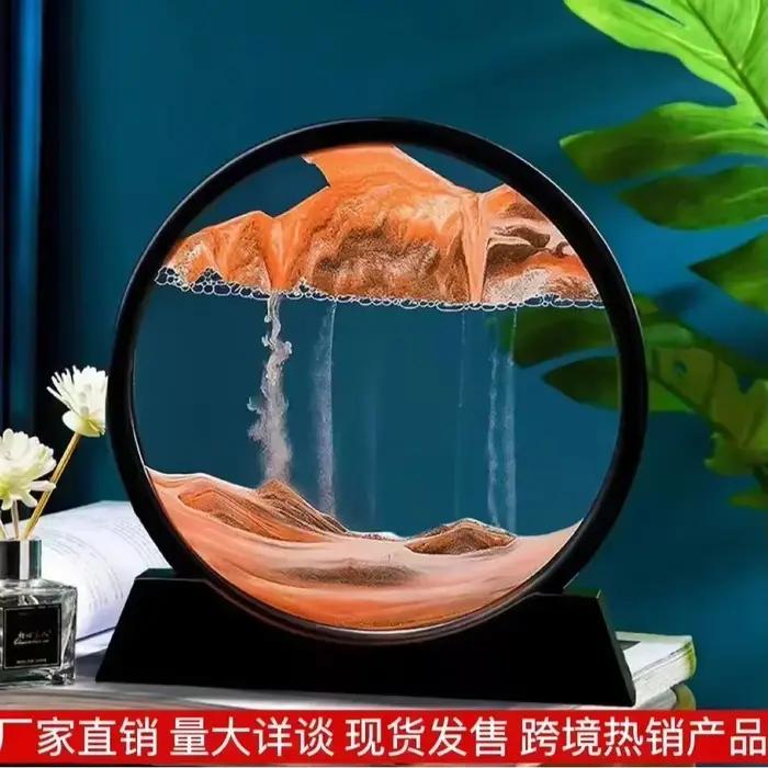 Tableau d'art de sable en mouvement 3D