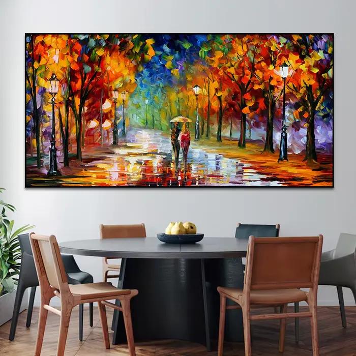 Impressions sur toile abstraites colorées modernes