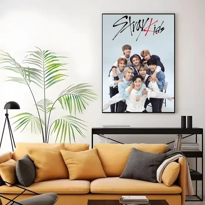 Affiche murale de groupe de garçons S-Stray K-Kids-S