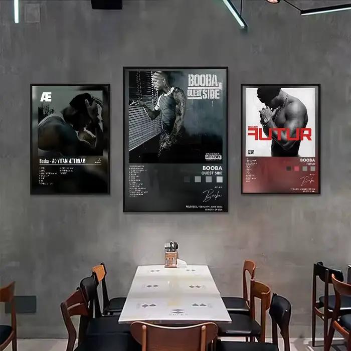 B-Booba chanteur affiche mur art impression art adapté pour salon chambre bar