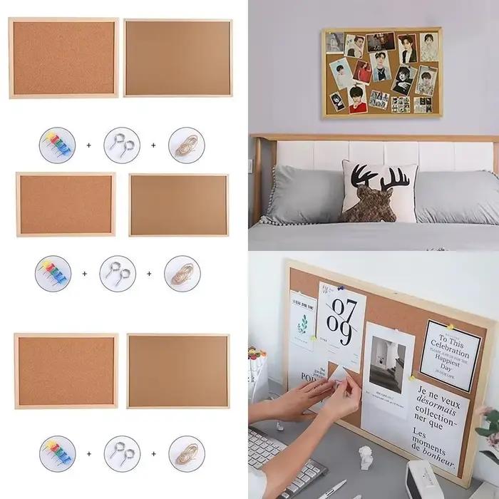 Tableau mural décoratif en liège souple DIY pour photos