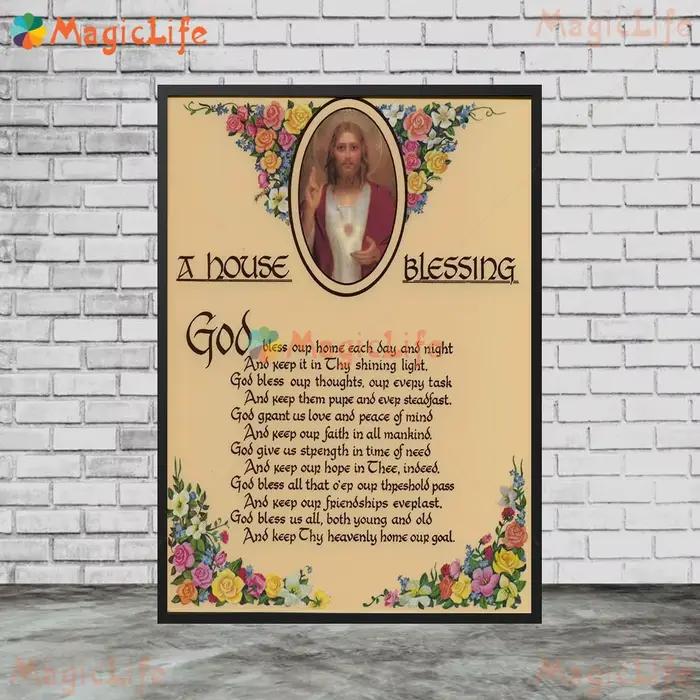 PSALM 23 DIEU MADE GIRLS SERENITÉ PRAYER MARRIAGE BLESSING Wall Art Toile Peinture Images Murales Pour Salon Décor À La Maison