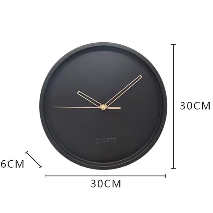 Horloge Murale 3D en Métal au Design Moderne Silays euse