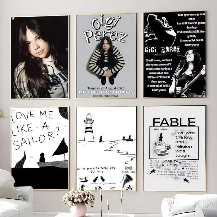 Affiche murale de l'acteur G-Gigi Perez, impression artistique adaptée au salon, chambre à coucher, bar, salon, décoration de la maison, cadeau