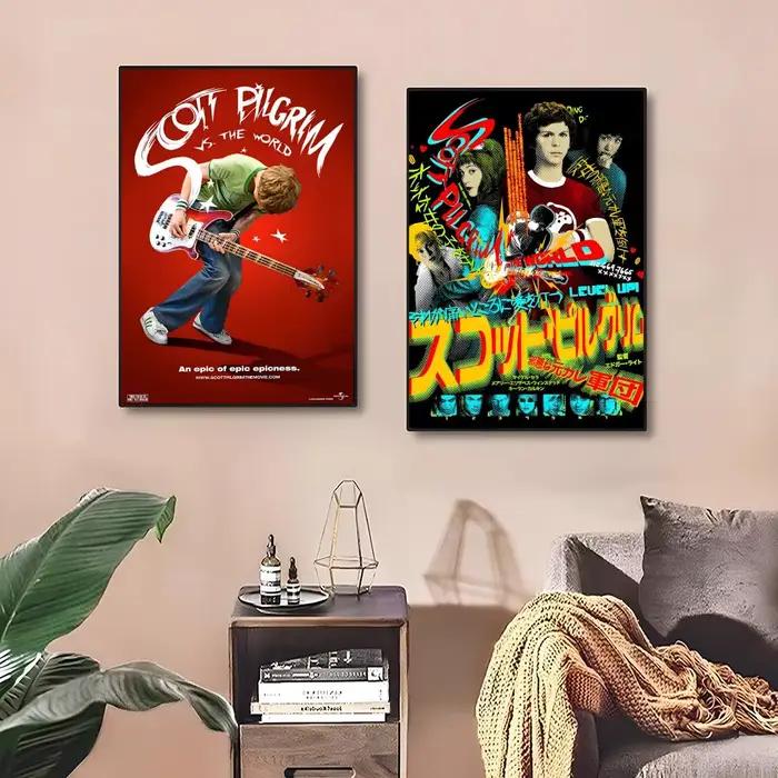Les affiches classiques et les impressions d'art mural conviennent aux salons