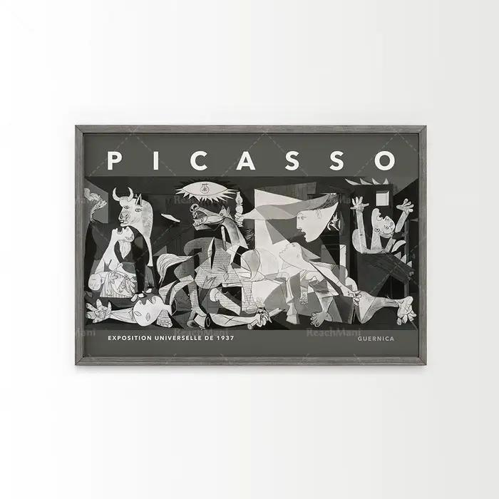 Picasso väggmålFight ar, svartvitt tryck, équipements Picasso tryck, moderna affischer, presentianticorps er, dekoration p252 hemmakontoret,