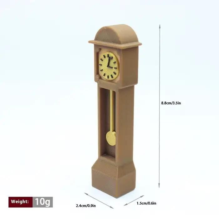 Mini horloge de sol rétro pour maison de poupée