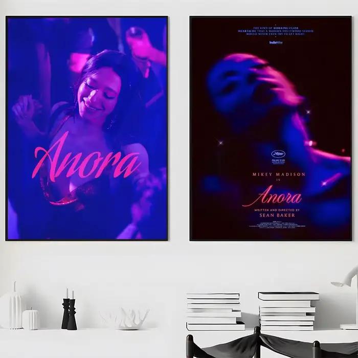 Affiche du film Anora, autocollants haute définition