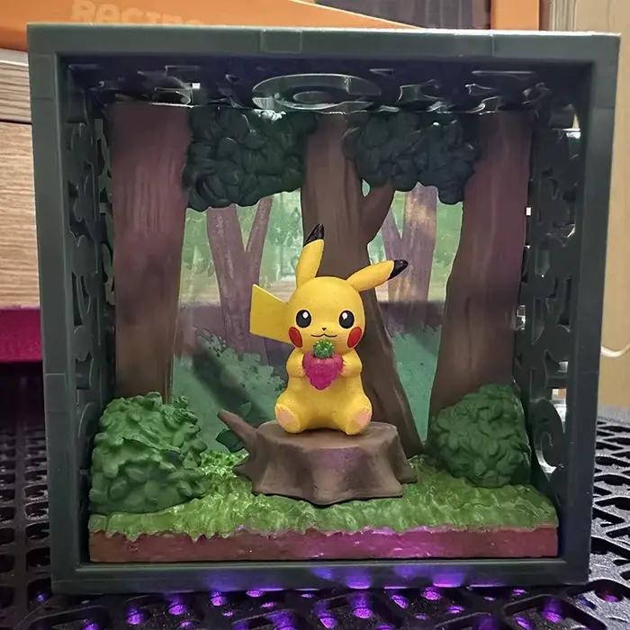 Cadre de Figurine Pokemon Re-Ment Original