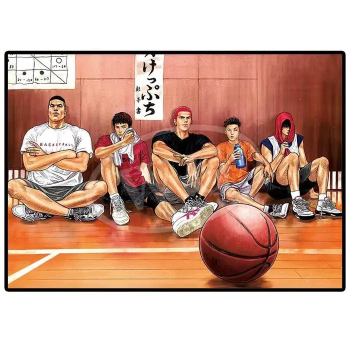 Affiche de dessin animé japonais The First Slam Dunk, peinture sur toile de sport esthétique, basket-ball, décoration murale, décor de chambre Kawaii