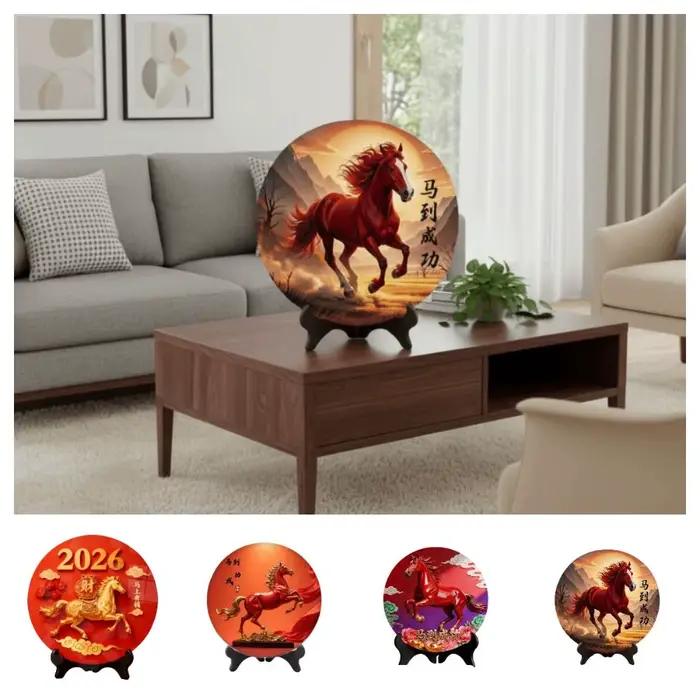 Peintures décoratives de l'année du cheval