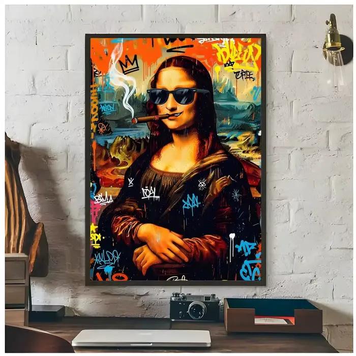 Affiche de style graffiti street art