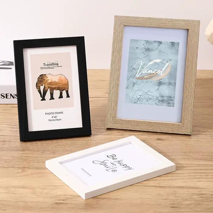 Cadre Photo en bois pour mur