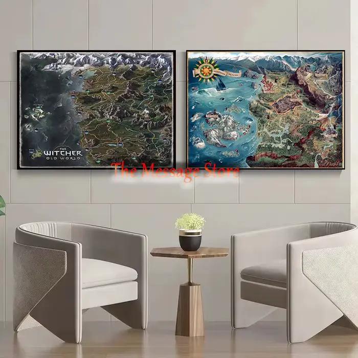 Carte du monde Witcher
