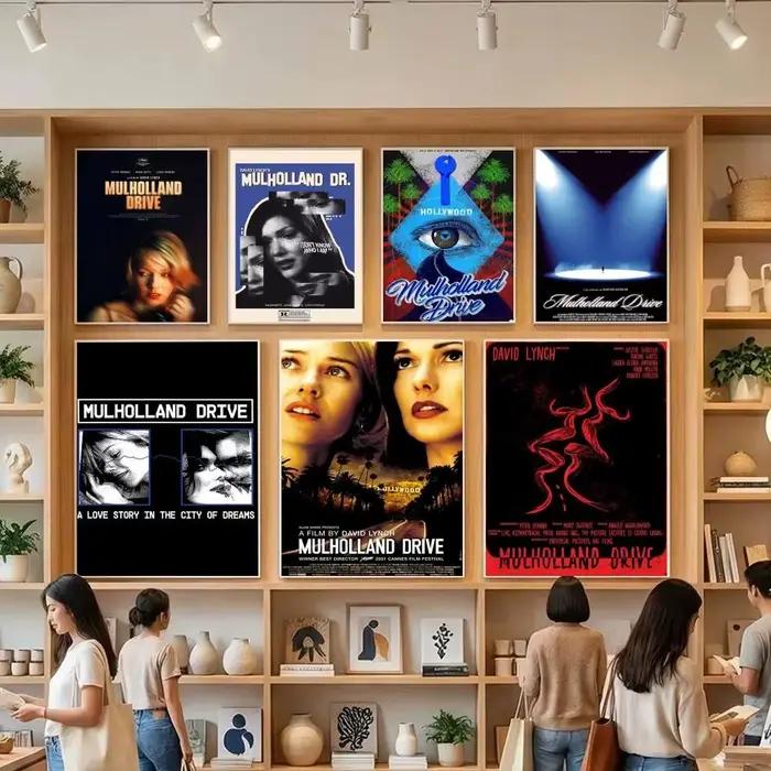 Affiches vintage classiques du film rétro Mulholland Drive