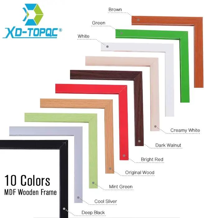 Tableau Blanc A3 Magnétique en Bois Lisse