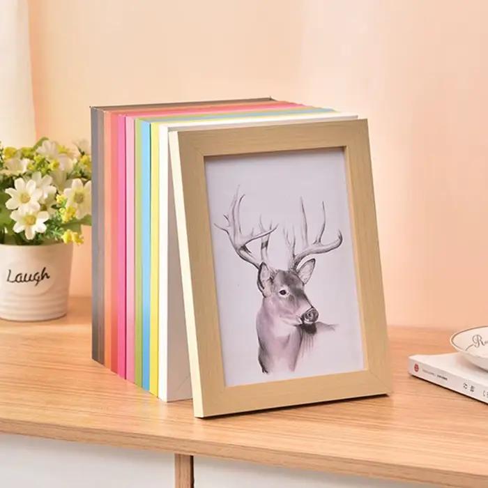 INS – cadre Photo coloré, dessins, cadre Photo artisanal, supports d'affichage multi-tailles pour bricolage, maison