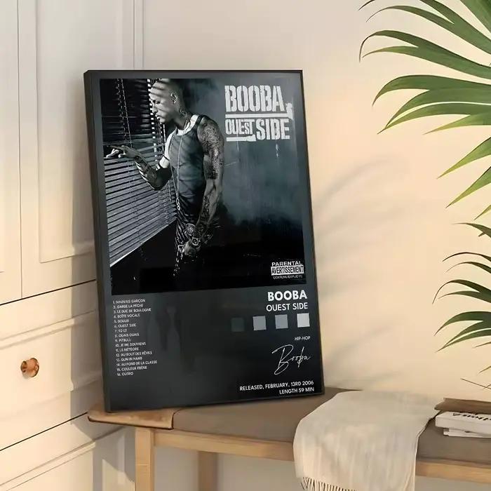 B-Booba chanteur affiche mur art impression art adapté pour salon chambre bar