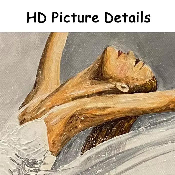 Peinture à l'huile de ballerine Vintage imprimée sur toile