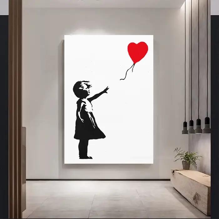 Banksy – peinture sur toile Graffiti