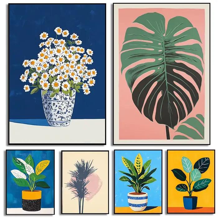 Affiche d'art Floral moderne