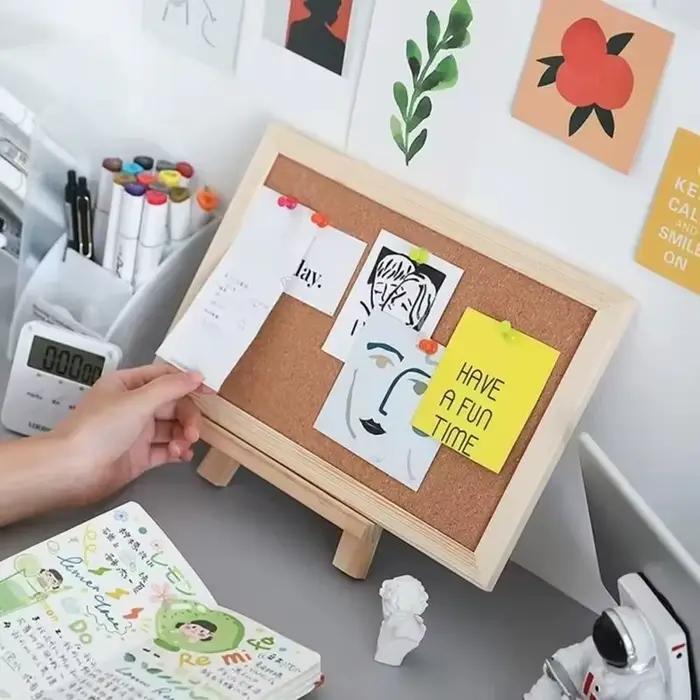 Panneau mural décoratif en liège DIY pour photos