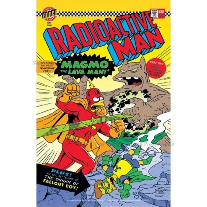 Affiche sur toile T-The S-Simpsons Fallout Superman Crossover