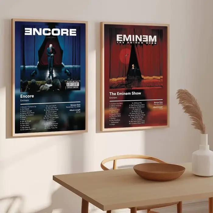 Peinture d'album musical E-Eminem