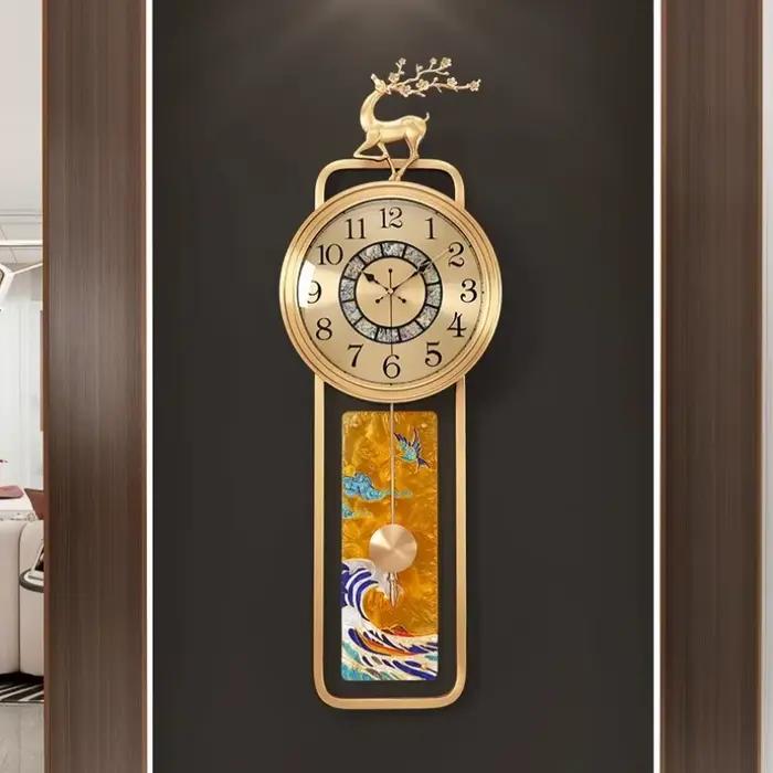 Horloge murale industrielle européenne moderne salon bureau Art