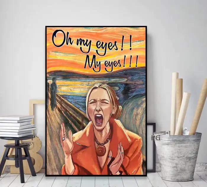 Phoebe Buffay "Oh My Eyes" drôle classique émission de télévision amis affiche toile peinture mur Art photos pour salon décor à la maison