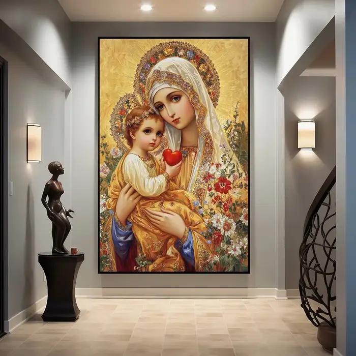 Affiches d'art chrétien sacré cœur jésus