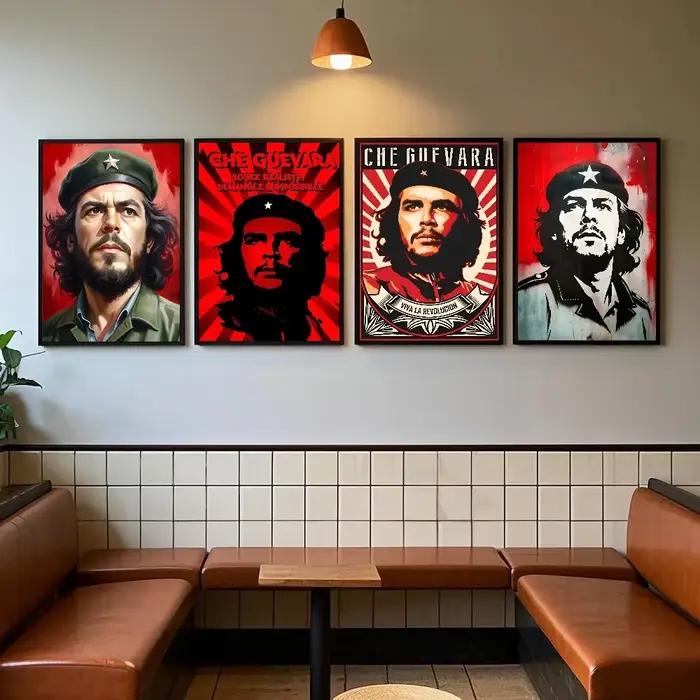 Affiche de héros révolutionnaire de célébrité Che Guevara