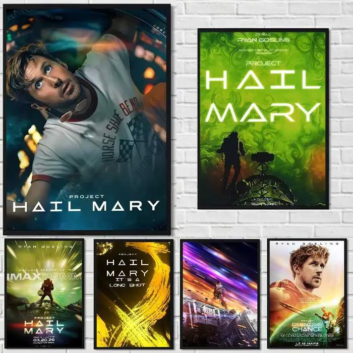 Project Hail Mary 2026 Movie Fashion Canvas Wall Art pour décoration murale de salon