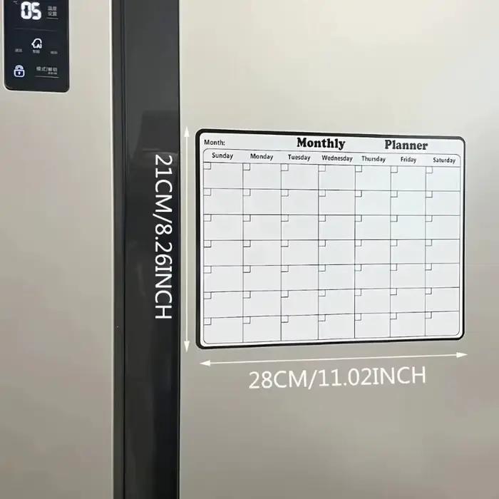  Grand tableau blanc calendrier planificateur réutilisable