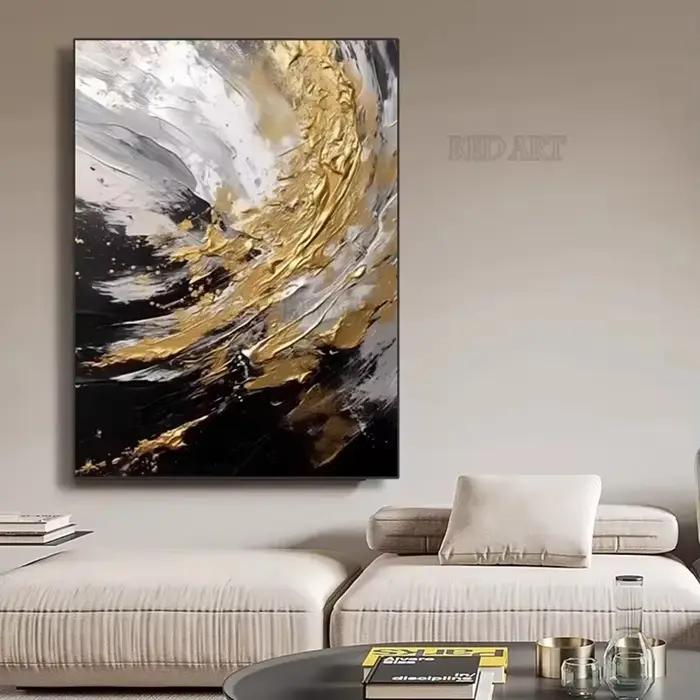 Image abstraite contemporaine de grande taille